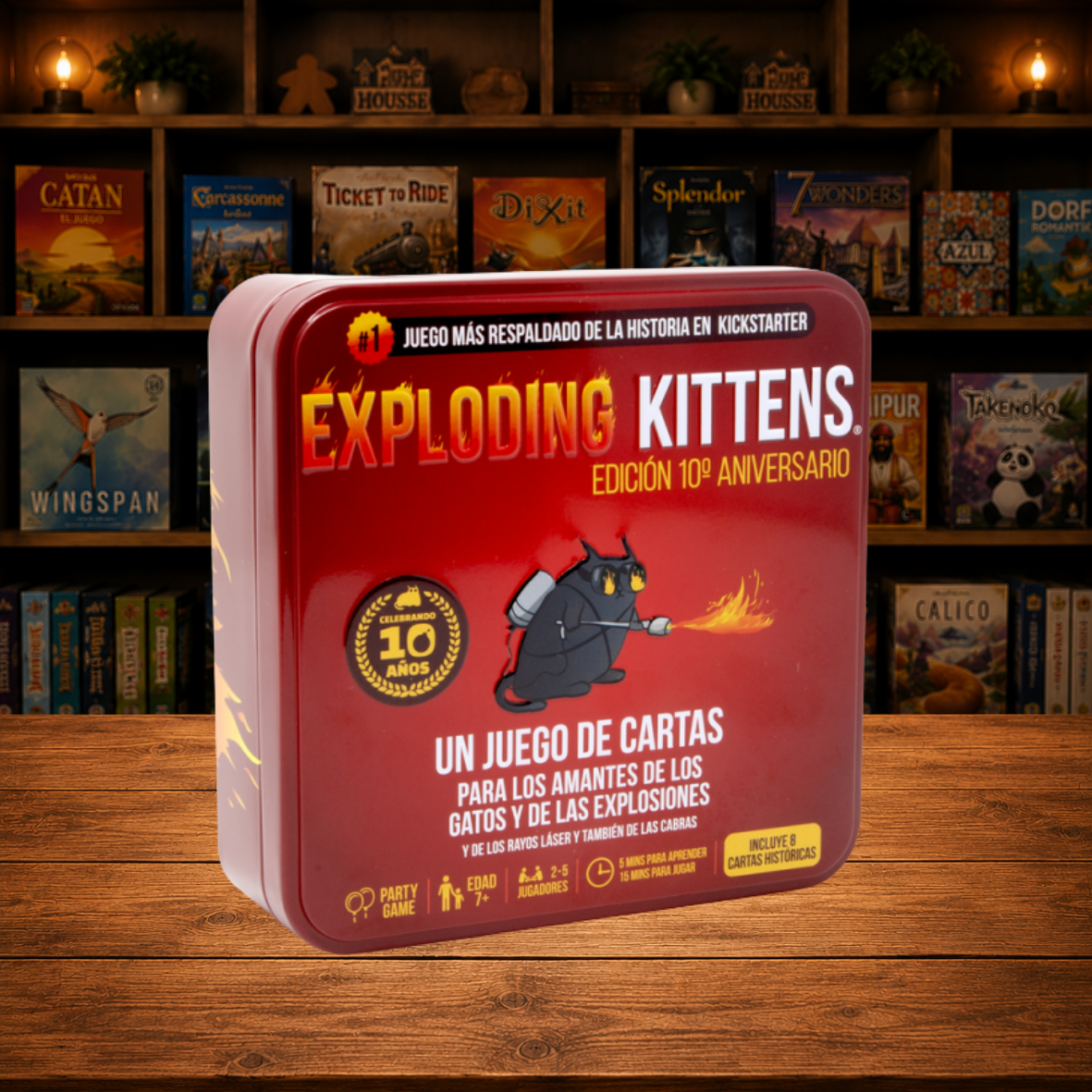 Exploding Kittens Edición 10 Aniversario